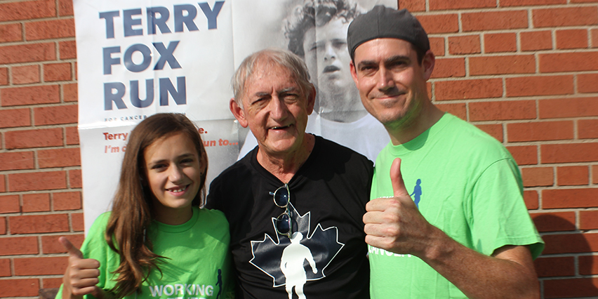 Charron family Thorold Terry Fox Run
