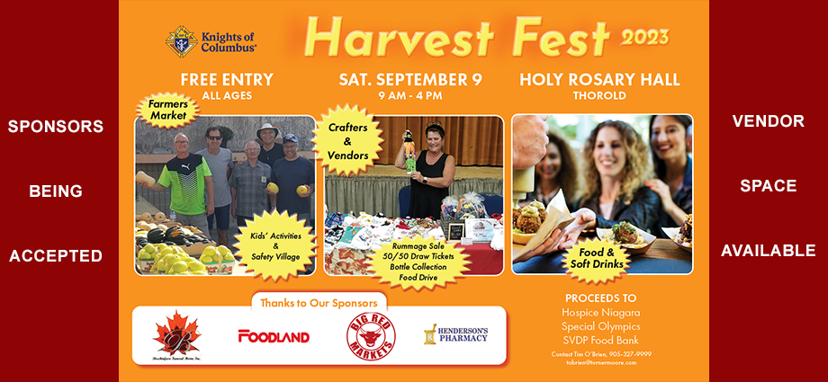 Harvest Fest 2023 - sponsors available