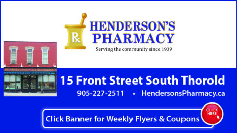 Henderson's Pharmacy My Thorold web ad