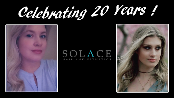 Solace Hair Esthetics 20th anniversary