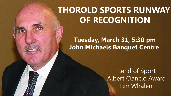 Thorold Sports Runway of Recognition Tim Whalen