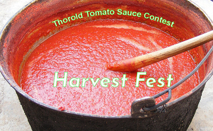 Tomato Sauce Contest Harvest Fest Thorold