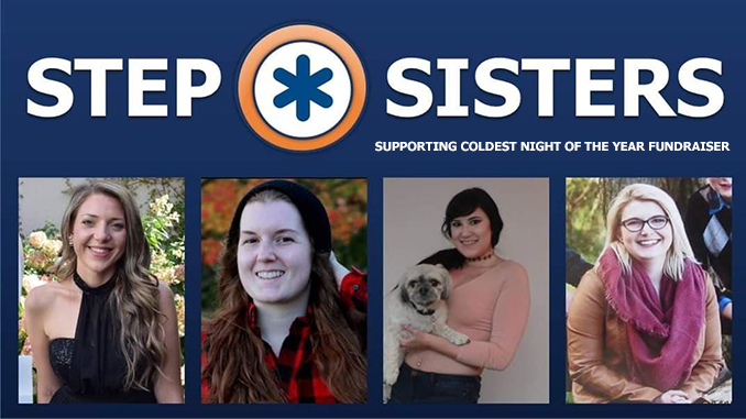 step sisters team coldest night of the year