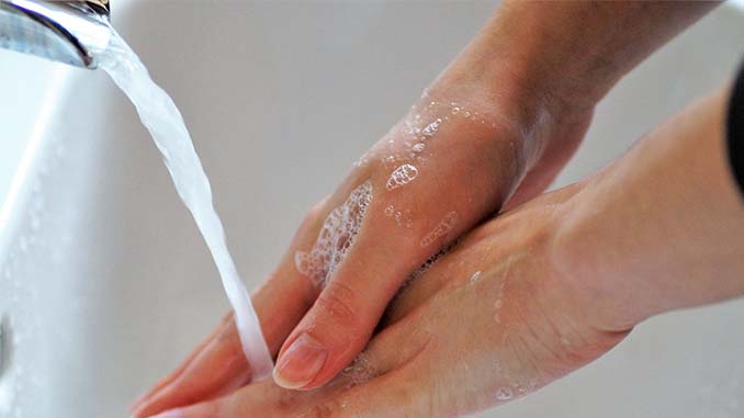 wash hands stop virus spread